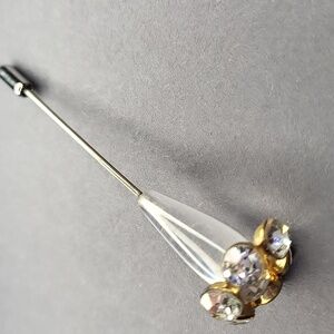 Rhinestone Lapel Pin